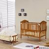 SamuelsDirect Mahogany Baby Cot Bed/ Baby Crib-151-1