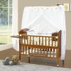 SamuelsDirect Mahogany Baby Cot Bed/ Baby Crib-181-1-psb2
